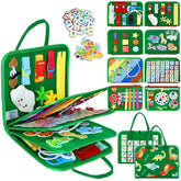 Esjay Toddler Busy Board 8 pages with varied activities for motor skills