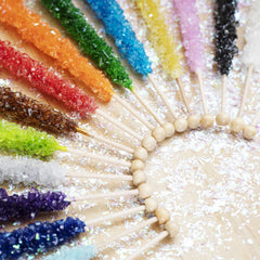 Espeez candy sticks at weddings and receptions for extra sparkle