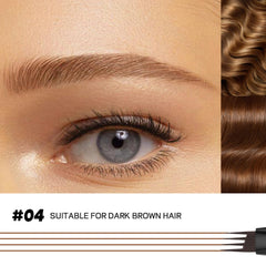 Espoce Eyebrow Pen non-drying watery ink glides smoothly.