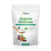 Espure Organic Allulose bottle, a low-calorie sugar alternative for beverages and desserts.