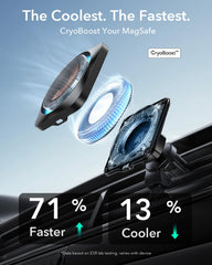 ESR car mount on dashboard keeps your phone stable while driving