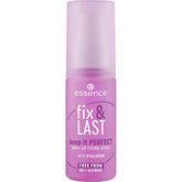 Essence Fix & Last bottle-pump for lightweight all-day hold without heaviness.