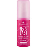 essence Fix & Last Instant Matte Spray bottle with fine mist for long wear