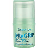 essence Jelly Grip under-eye primer stick showing cooling effect for refreshed under-eye skin