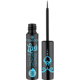 essence Lash Princess Liquid Liner black bottle with ultra-fine brush for precise lines.