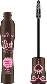 essence Lash Princess Mascara Brown tube close-up for natural volume.