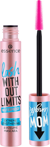 essence Lash Without Limits elastomer wand enables precise coating on short lashes
