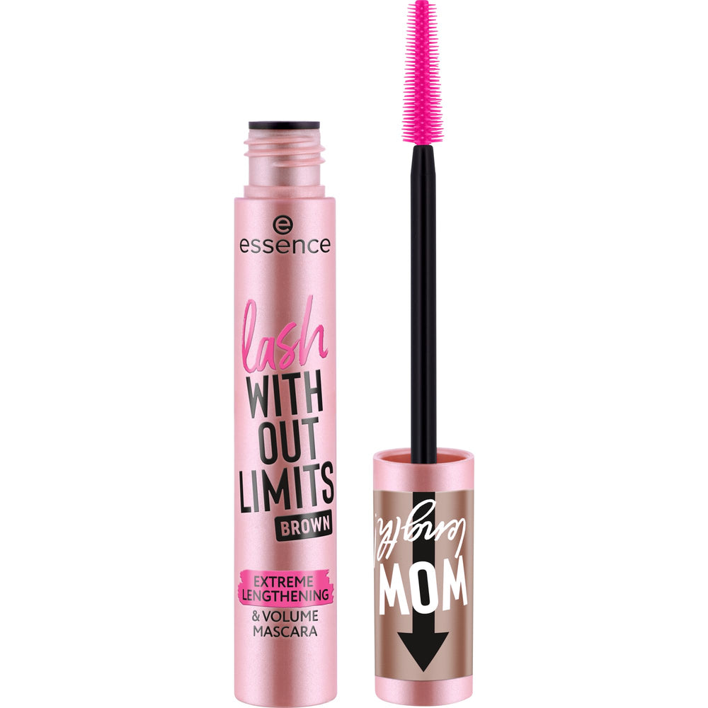 Essence Lash Without Limits brush close-up for precise, defined lash application.