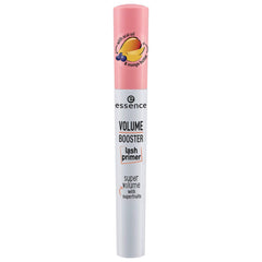 essence Volume Booster Lash Primer white base ready to boost mascara adhesion.