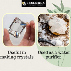 Essencea alum powder dissolves easily for smooth integration in water-based processes.