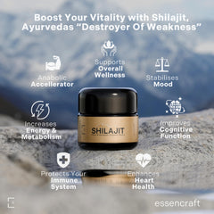 Essencraft Shilajit resin from Ladakh harvest emphasizes wild, pure sourcing