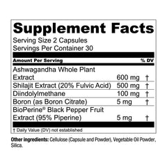 Essential Elements T-Hero label detail showing formula clarity