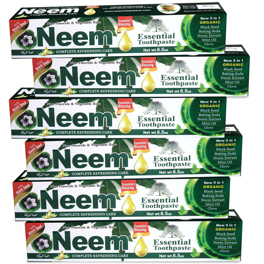 Essential Toothpaste neem-toothpaste-6-pack for natural freshness and daily care.