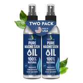 Essentiallybased Pure Magnesium Oil Spray 8oz bottle, soothing topical magnesium for relaxation.