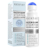 ESTETIST Razor Bump Roll-On being applied for gentle post-shave care