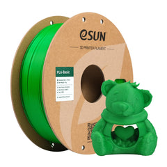 eSUN PLA Basic 1kg green spool ready for smooth 3D printing