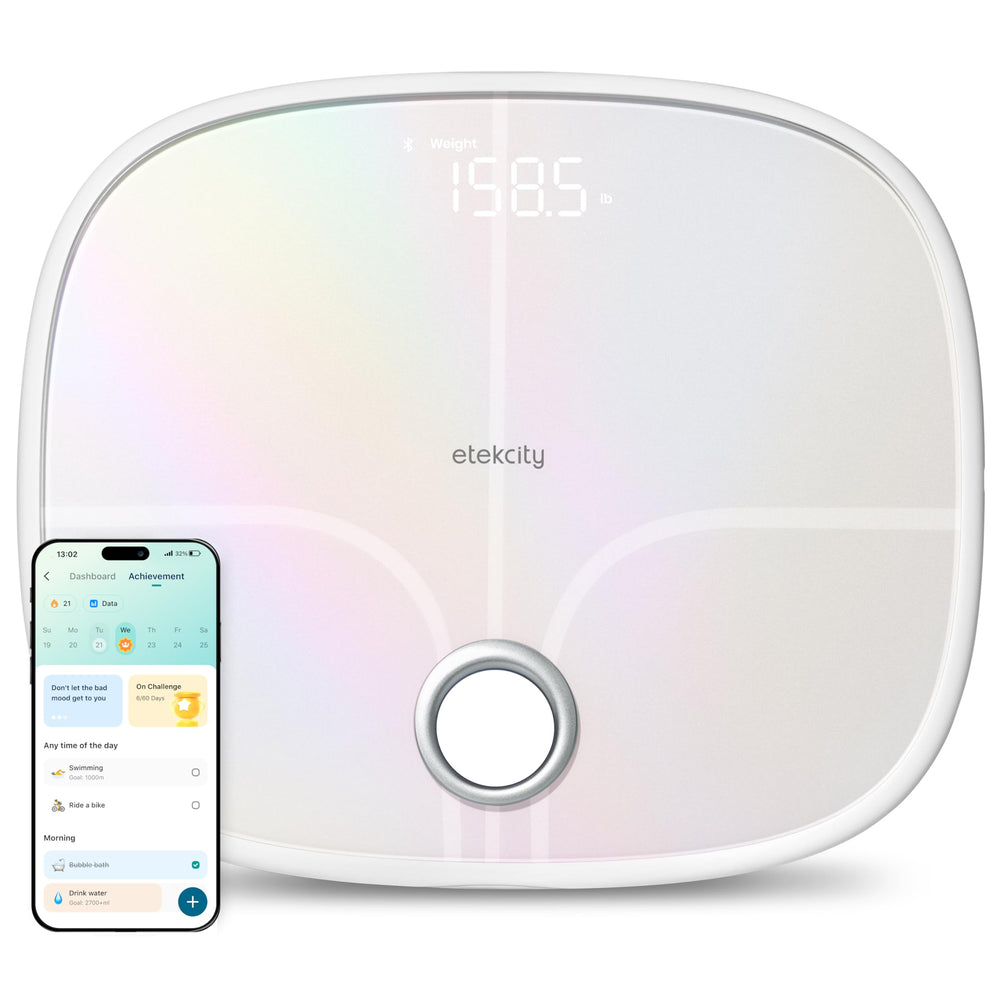 Etekcity Smart Scale display for quick weight readings and seamless tracking