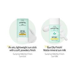 ETUDE Sunprise SPF50 broad Spectrum shield on skin surface