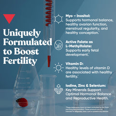 Eu Natural Conception for Her ingredients panel highlights essential vitamins.