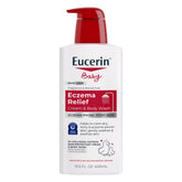 Eucerin Baby Eczema Relief Cream Body Wash bottle shown for soothing cleanse