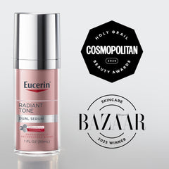 Eucerin Radiant Tone applied on skin to reduce dark spots