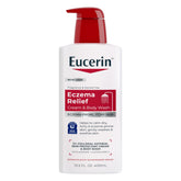 Eucerin Eczema Relief Cream Body Wash bottle for sensitive skin.