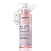 Eucerin Radiant Tone cleanser bottle pump for easy daily exfoliation