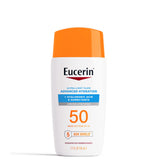 Eucerin Sun Advanced Hydration SPF 50 bottle-pump for easy daily use
