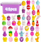 EUOCENK Easter mochi squishy bunny, ideal for Easter baskets and egg fillers.