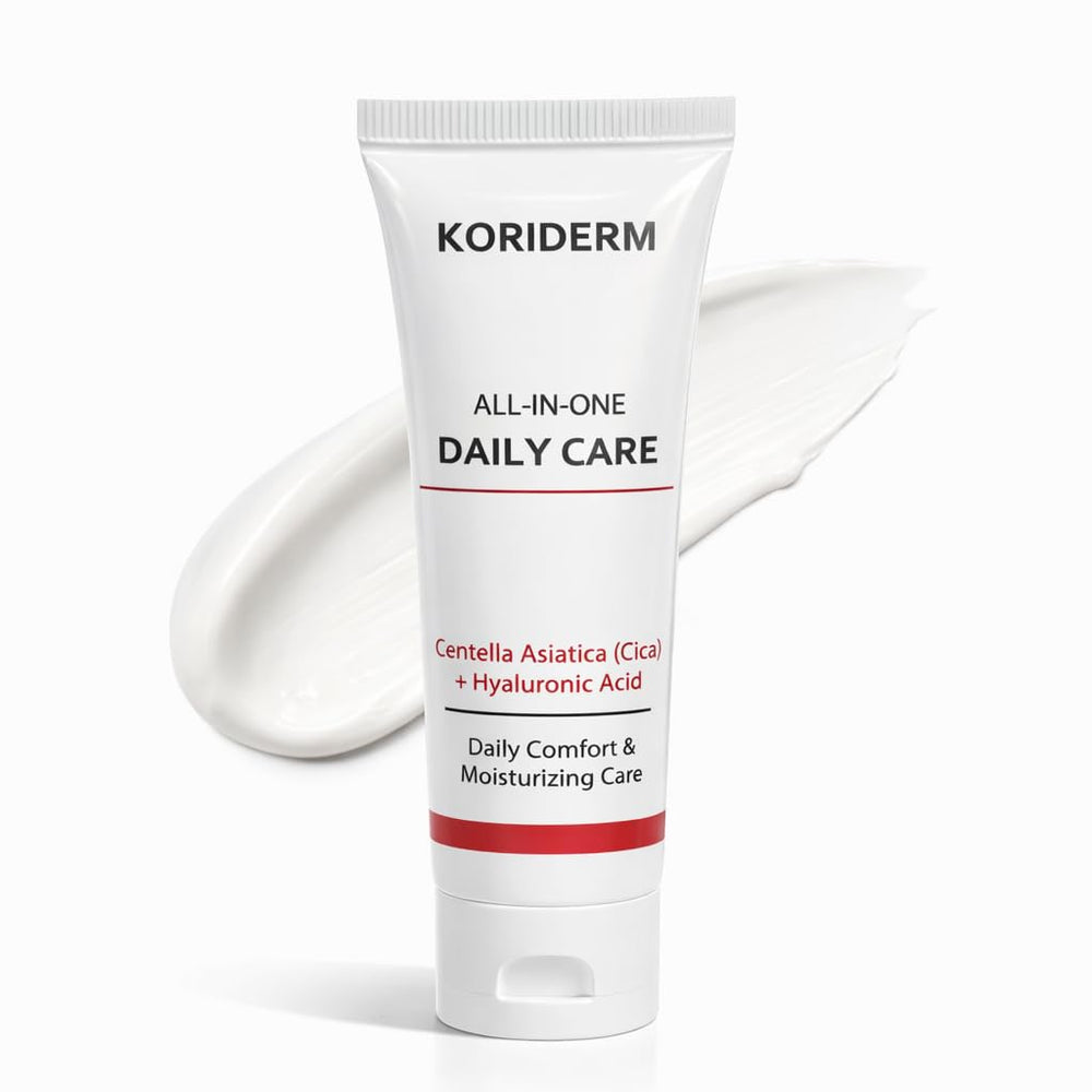 Euralissea Face Cream Moisturizer 1P bottle showing daily hydration for all skin types.