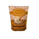 Eurasian Legacy flour bag showcasing non-GMO, glyphosate-free flour for home baking.