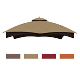 Eurmax replacement canopy top with air vent for Lowe's Allen Roth gazebo, airflow boost.