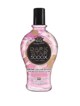 European Gold Dark Star 5000X bottle for indoor tanning with vegan formula.