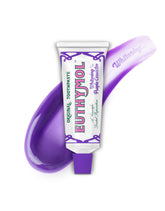 Euthymol Purple Whitening Toothpaste front view with violet tone-up for brighter smile.