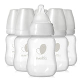 Evenflo Balance Plus nipple with natural slope aids proper latch during feeds.