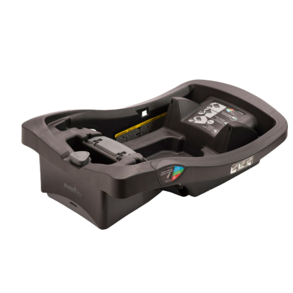 Evenflo LiteMax base unboxed for quick car-seat setup.