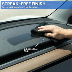 EVEO Total Car Interior Cleaner Kit glass cleaning for clear windows and streak-free shine.