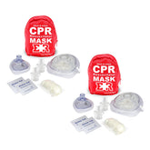 Ever Ready First Aid CPR mask for adults and infants with one-way valve for safer rescue.