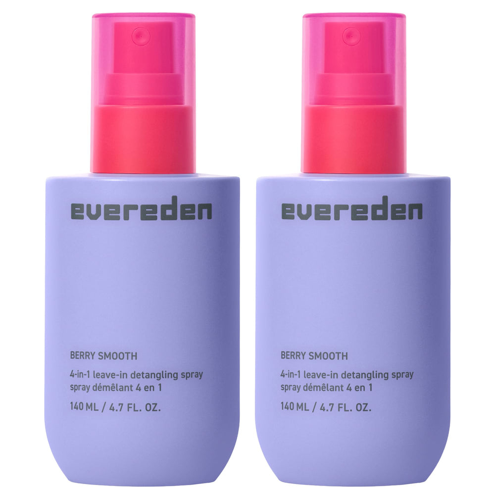 Evereden Kids Detangler Spray bottle front showing a gentle detangler for all hair types