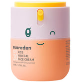 Evereden Kids Face Cream bottle front showing fragrance-free SPF protection for daily use.