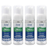 Everest 24-Hour Defense foaming hand sanitizer bottle showing fragrance-free, skin-friendly design.