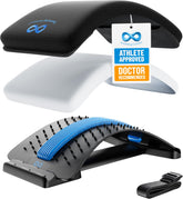 Everlasting Comfort Lumbar Stretcher front view shows ergonomic support for the lower back.