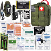 EVERLIT 250-piece first aid kit opened for quick outdoor readiness