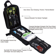 EVERLIT 250 pieces first aid contents arranged for quick access during emergencies