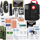 EVERLIT survival kit with Molle pouch keeps emergency gear organized for outdoor trips