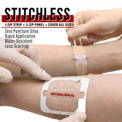 EverLIT Wound Closure Kit waterproof dressings seal wounds in wet conditions.