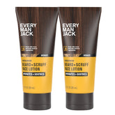 Every Man Jack Beard and Face Recovery Lotion bottle front hydrates beard and skin daily