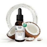Everyday Beauty Organic Fractionated Coconut Oil bottle for face and hair hydration