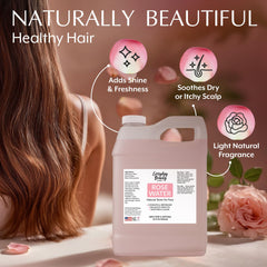 Everyday Beauty Rose Water Toner closeup rose highlights natural fragrance.