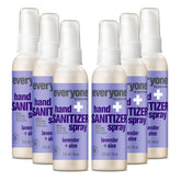 Everyone hand sanitizer spray lavender-aloe bottle front, showcasing calming scent and compact travel size.